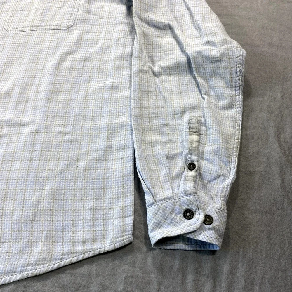 VINTAGE Carbon 2 Cobalt Shirt Mens Large Blue Casual Button Up Adult - Picture 4 of 9